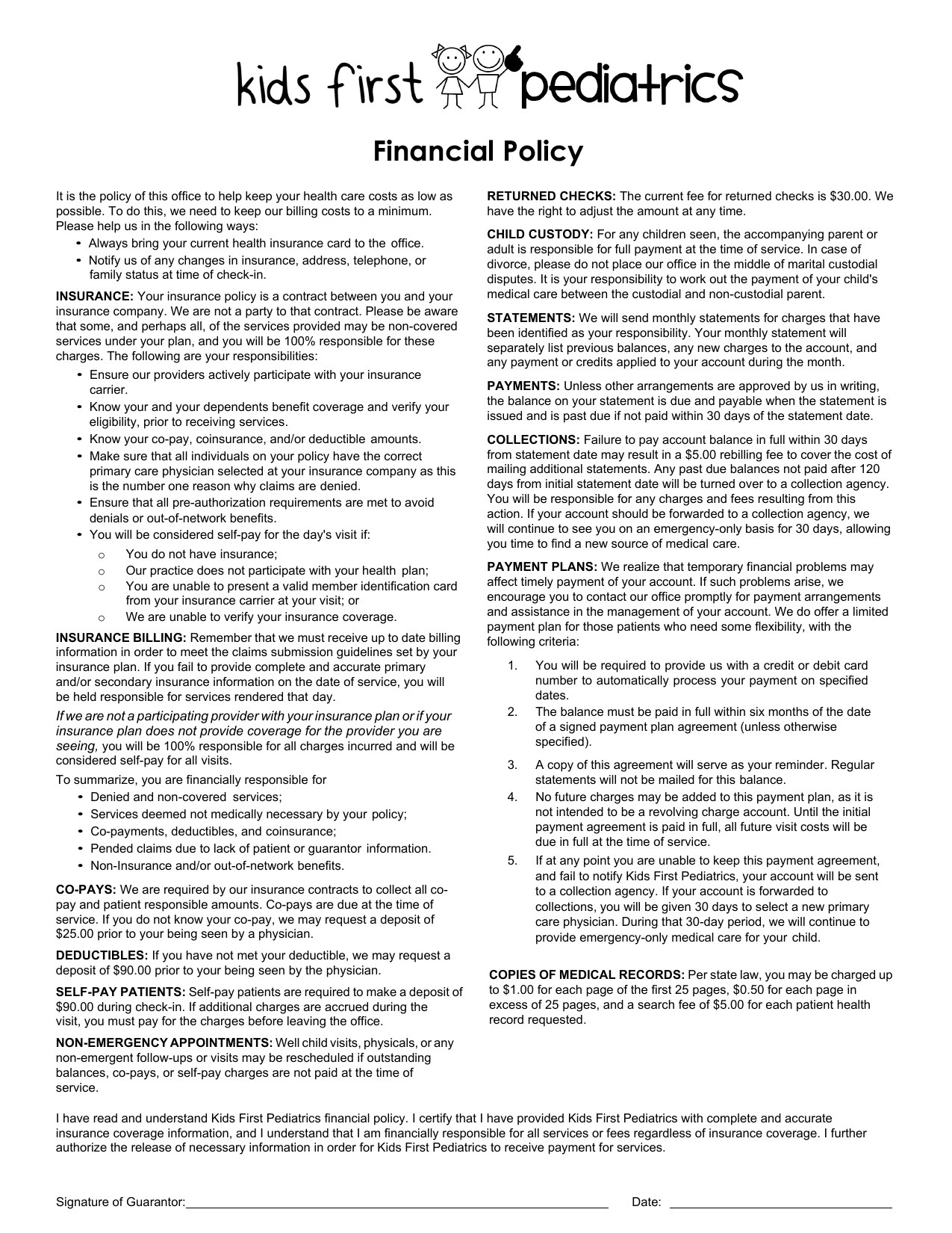 Financial form preview