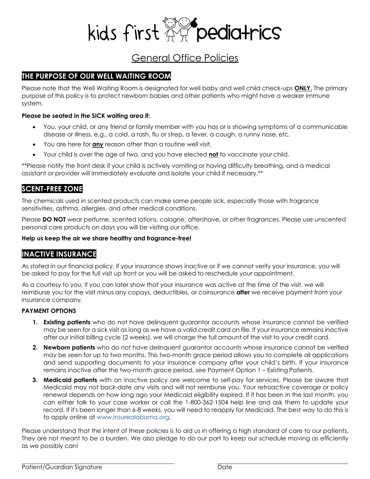 Policy form preview