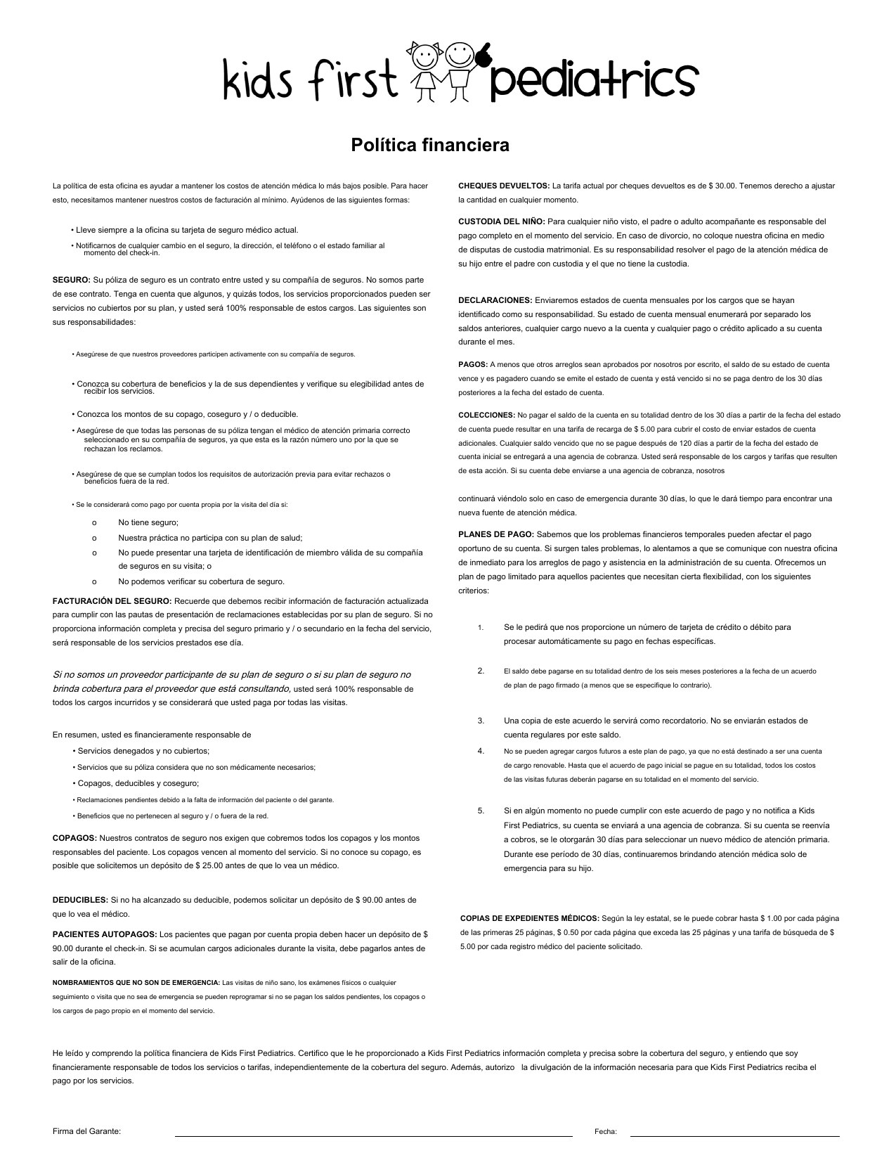Financial form preview