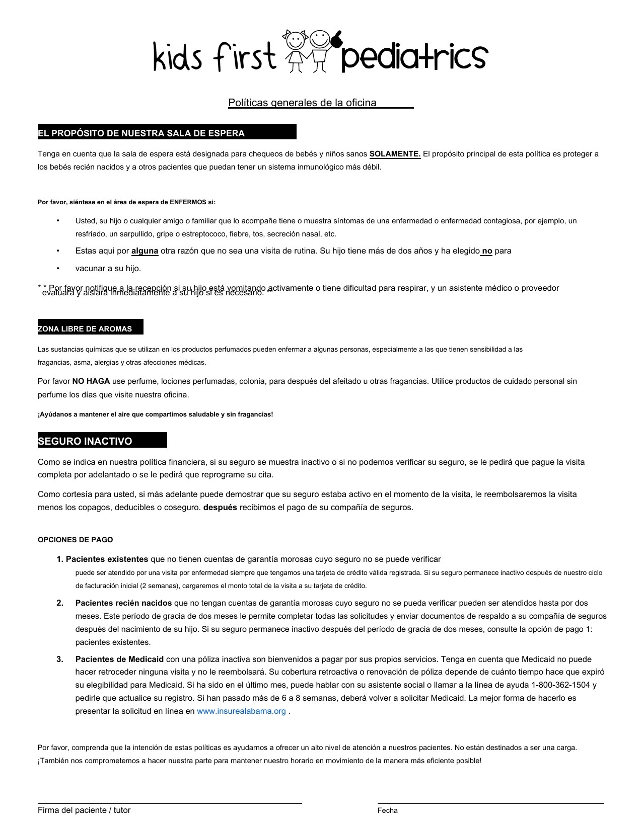 Policy form preview