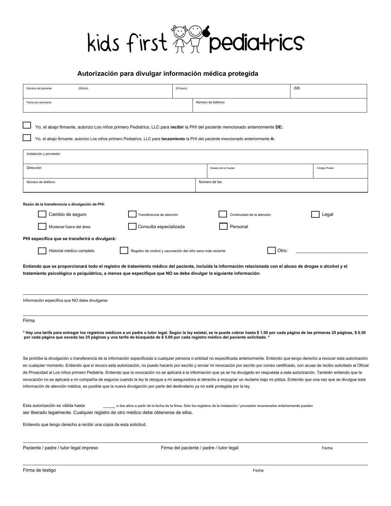 Release form preview